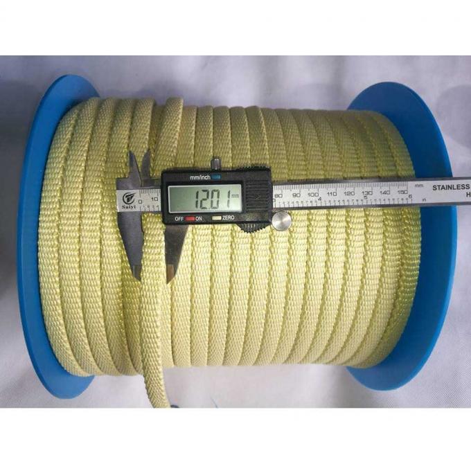 Kevlar yarn Aramid Ropes used on Glass Tempering Furnace quenching