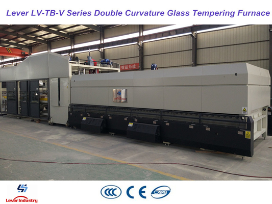 China OEM Rear Window Double Curvature Glass Tempering Furnace / Glass Tempering machine for Automotive rear glass supplier