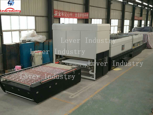 China Flat &amp; Bending Glass Tempering machine with Bi-direction Horizontal Rollers Hearth supplier