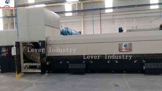 China Continuous Bending Glass tempering furnace supplier