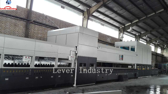 China Lever LV-TFB-C Series Flat and Bending Glass Tempering Furnace / Glass Tempering Machine with crosswise bending supplier