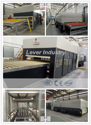 China Double Curvature Glass Tempering Furnace / Glass Tempering machine for Automotive rear glass supplier