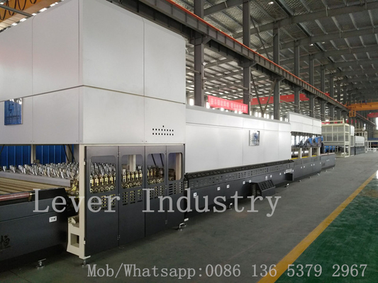 China Horizontal Roller Hearth Flat/Bend Glass Tempering Furnace/ Glass Toughening plant supplier