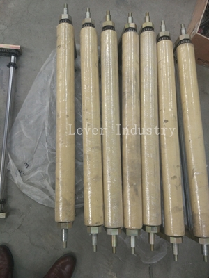 China Steel Rollers with Kevlar sleeve / fiber sleeve supplier
