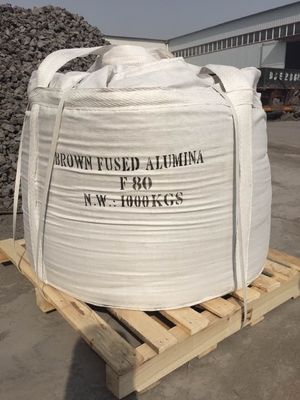 China Hot Sell Aluminum Oxide Grit 80 Brown fused Alumina for sandblasting supplier