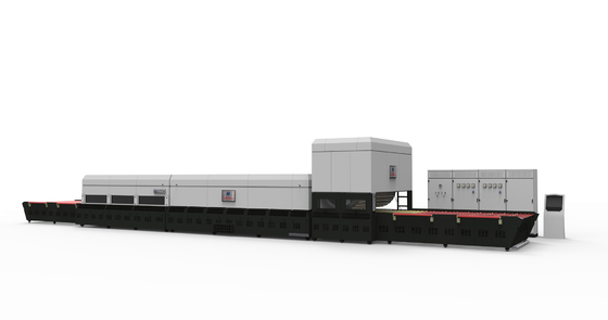 China LV-TFB Series Flat &amp; Bending Glass Tempering Furnace supplier