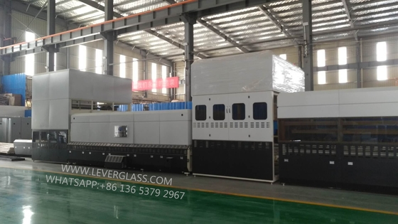 China Dual direction Single &amp; Double Curvature Bending Glass Tempering machine supplier