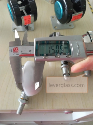 China Caster wheels used on glass drilling machine supplier